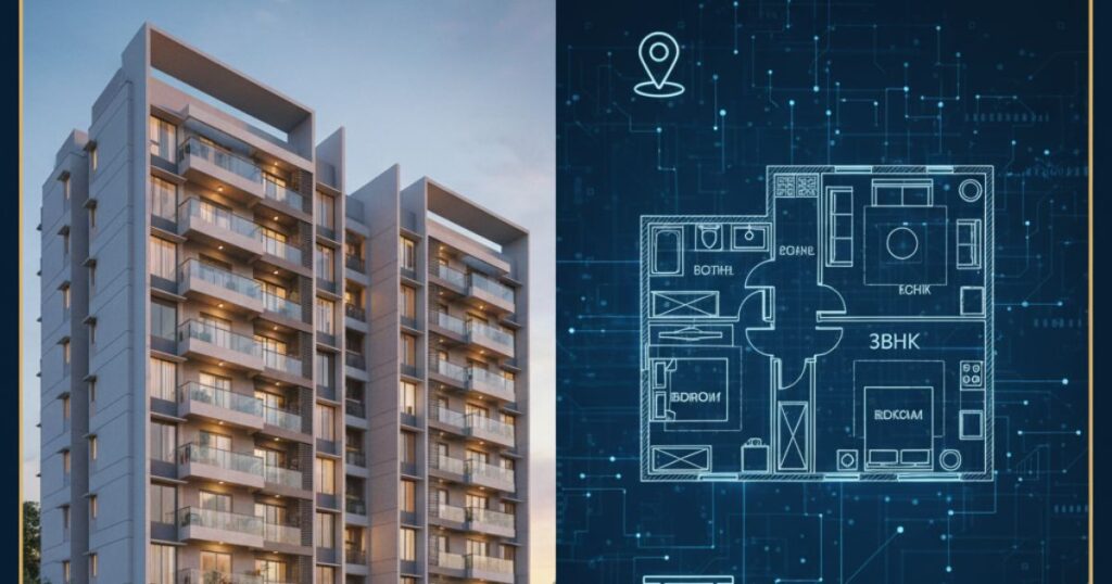 3BHK Flats For Sale in Koba Gandhinagar